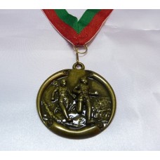 Ref. E2014-MCO (Medalha cunhada MARCHA/CORRIDA - OURO VELHO)