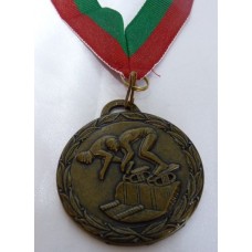 Ref. E2014-NOV (Medalha cunhada Natação - ouro velho)